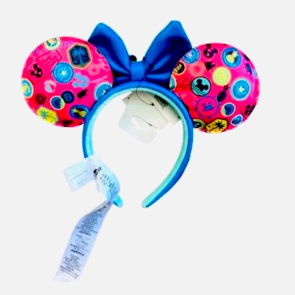 NWT Disney Vacation Club DVC Mickey Loungefly Bow Ears Headband - Picture 2 of 5